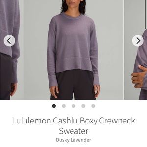 Lululemon Crewneck Sweater